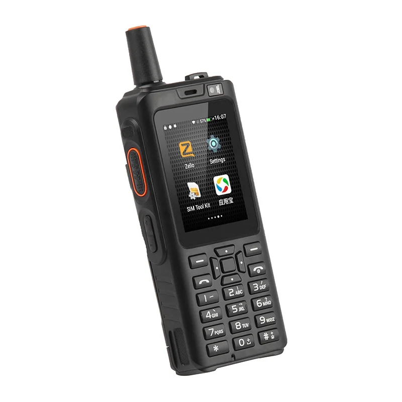 Zello Walkie Talkie Mobile Phone IP65 Waterproof shockproof Rugged Smartphone MTK6737M Quad Core Android Keyboard Feature Phone