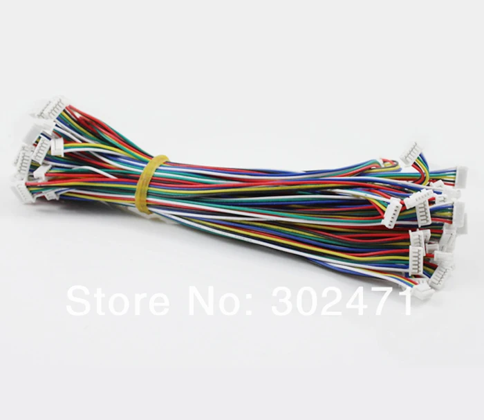 Mini. Micro 1.25 mm T-1 8-Pin conector w /. x 10 sets.8pin (1.25mm-1.25mm)F