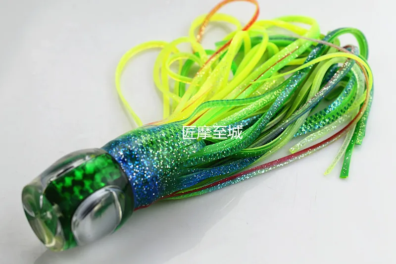 Fishing Trolling Tuna Soft Skirt Lure Octopus Big Game Fishing Marlin Tuna fishing lure 32CM