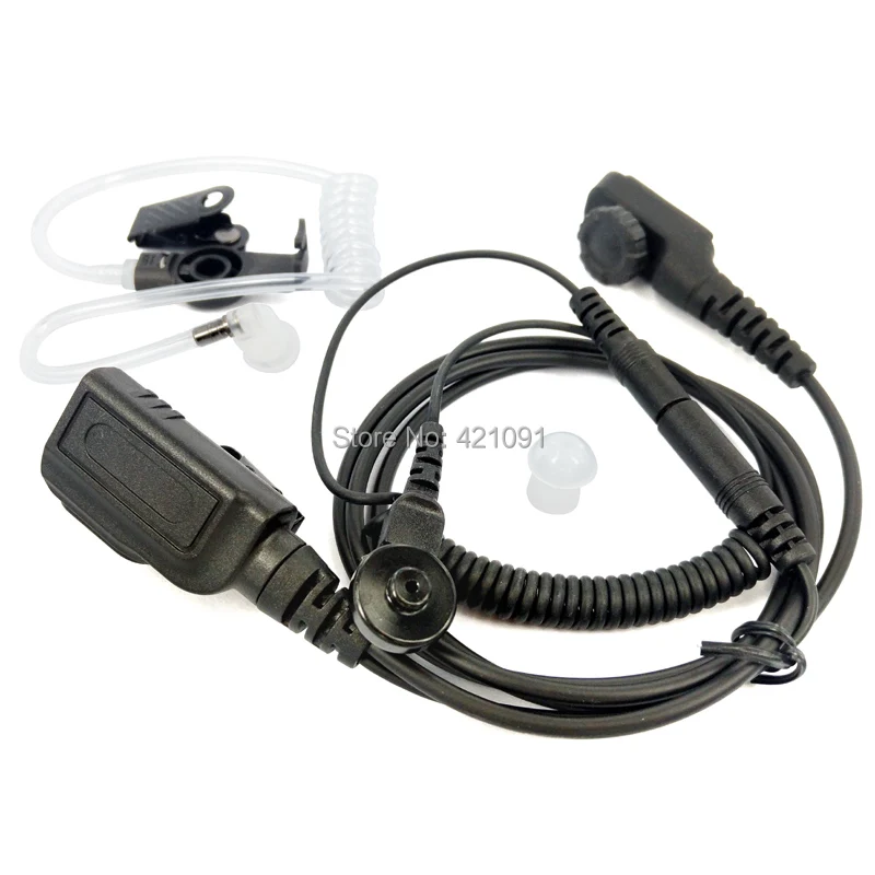 FBI Headset Earpiece Mic for Hytera HYT PD700 PD700G PD702G PD705G PD752 PD780 PD782 PD785 PD785G PT580H Walkie Talkie Radio