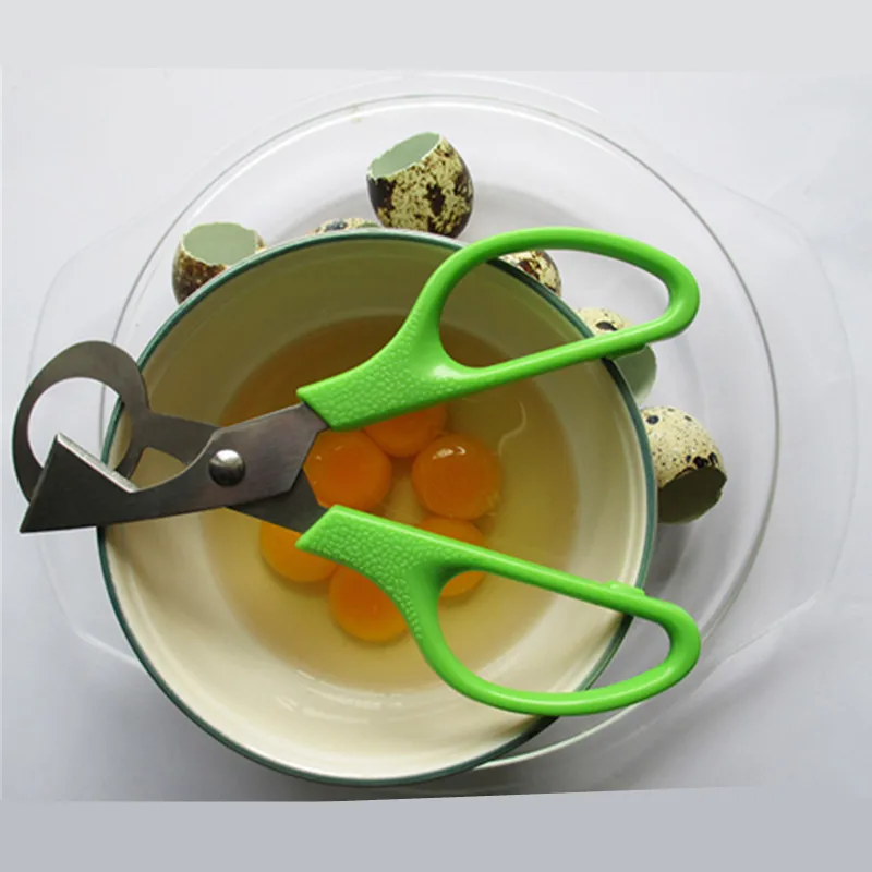 LMETJMA High Quality Pigeon Quail Egg Scissor Stainless Steel Egg Cutter Egg Opener Egg Tools PYBI121402