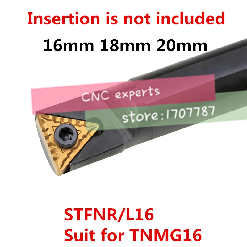 S16Q-STFNR16/STFNL S18Q-STFNR16/STFNL S20R-STFNR16/STFNL16 Internal turning tools Use CNC Carbide Insert TNMG160404/TNMG160408