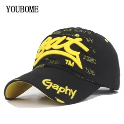 YOUBOME Fashion Snapback Baseball Cap Hats For Men Women Brand MaLe Cotton Embroidery Bone Gorras Letter Bat Dad Hat Caps 2018