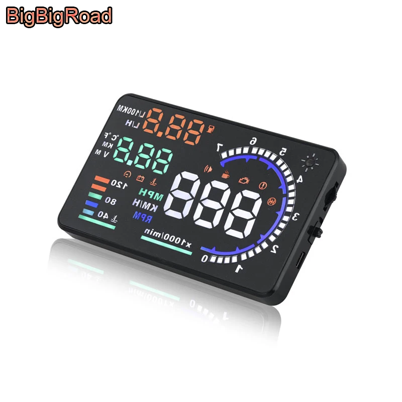 

Car HUD OBD2 Computer Windscreen Projector Head Up Display For Peugeot Expert Eurovans RCZ 406 407 2D coupe 4D Sedan 408 408X