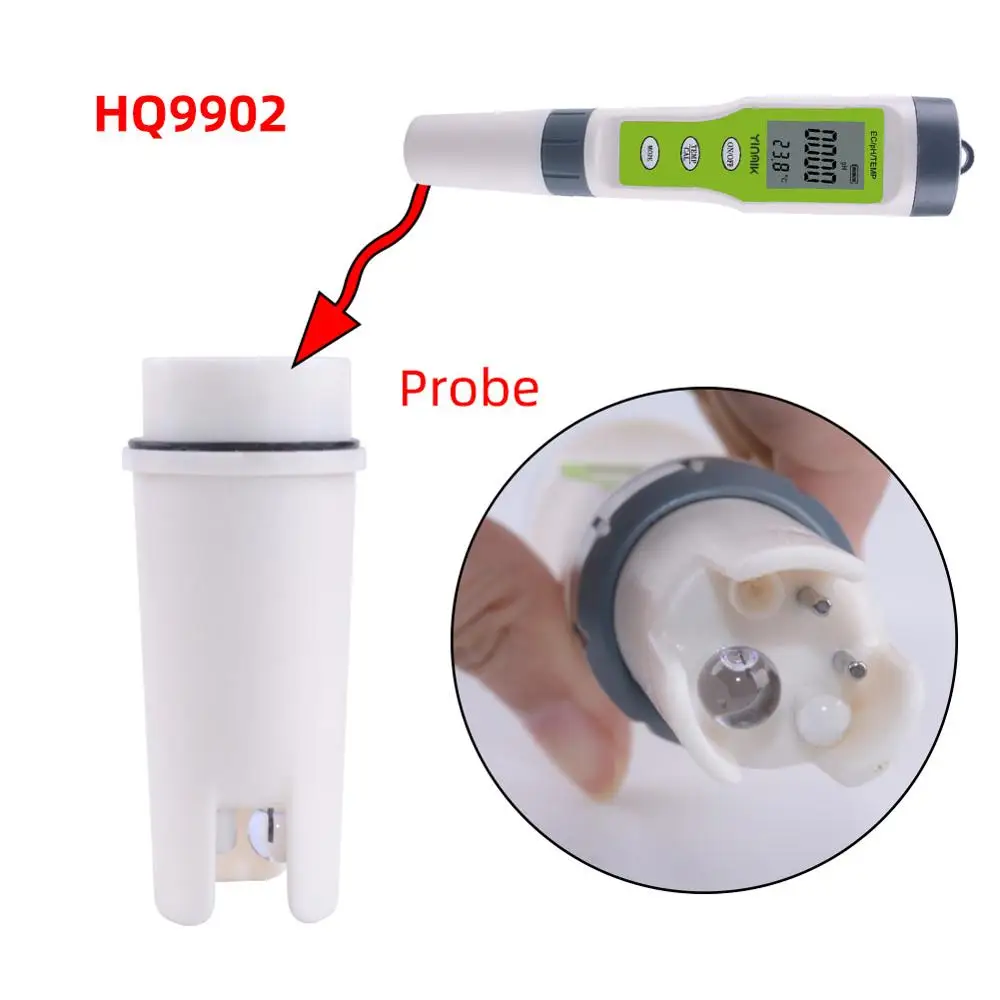 Electrodo de sonda de vidrio de repuesto para medidor de Ph Yieryi para probador de temperatura de Ph Digital 3 en 1/4 en 1 Tds Ec