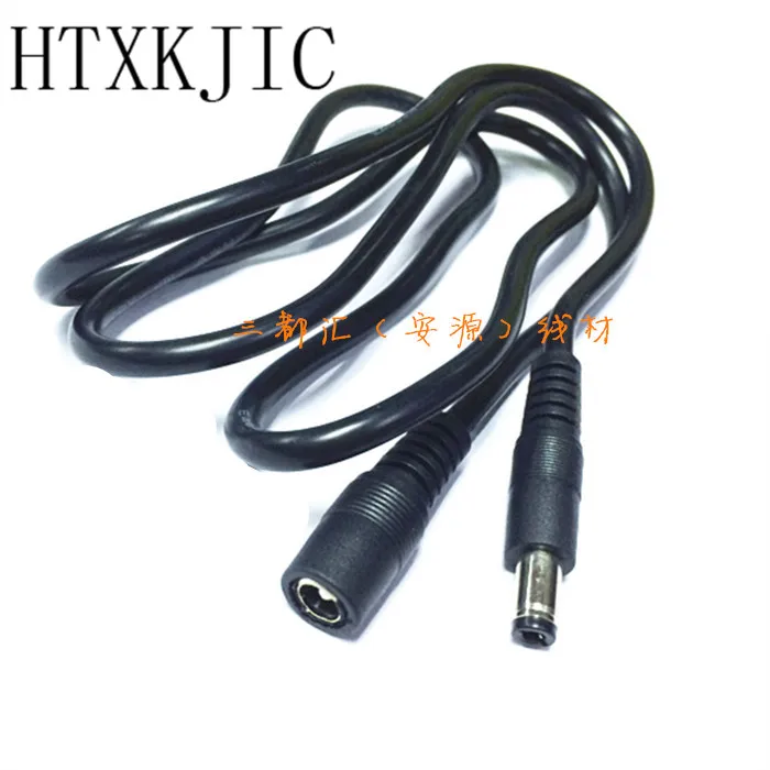 5.5*2.1/5.5x2.1DC Extended Line DC Power Plug Extension Cable 5.5*2.1 Male And Female Head To Insert 12V 2A