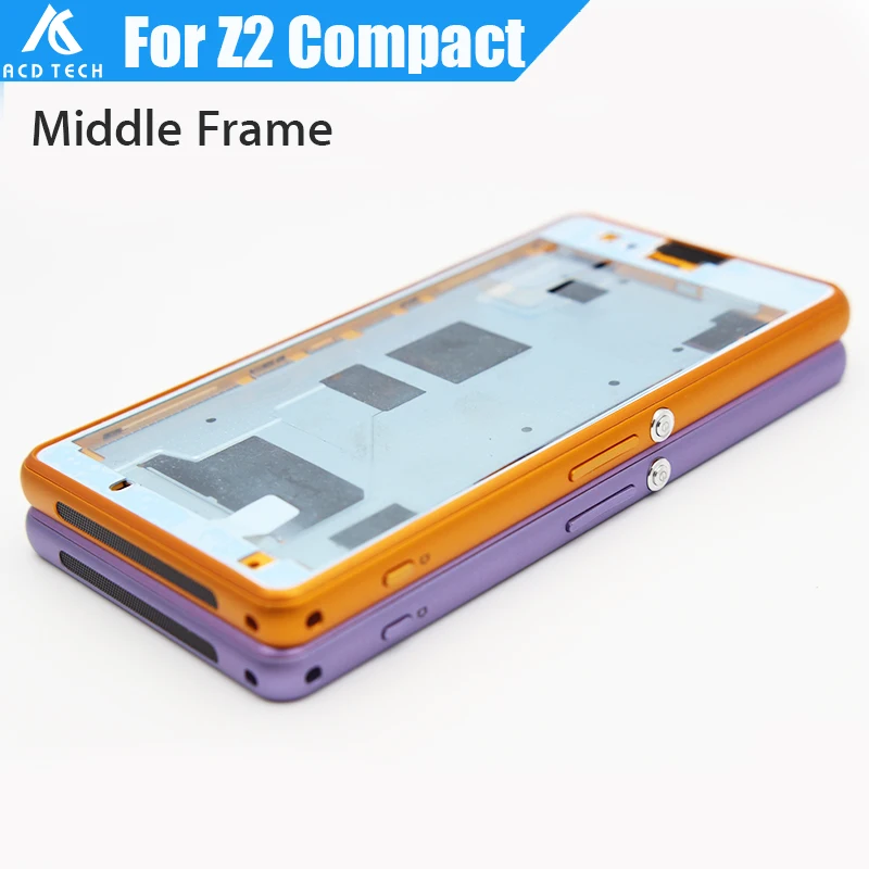 

Dower Me New Middle Frame Bezel Plate With Dust Plug For Sony Xperia Z2 Compact SO-04F Z2mini Fast Shipping