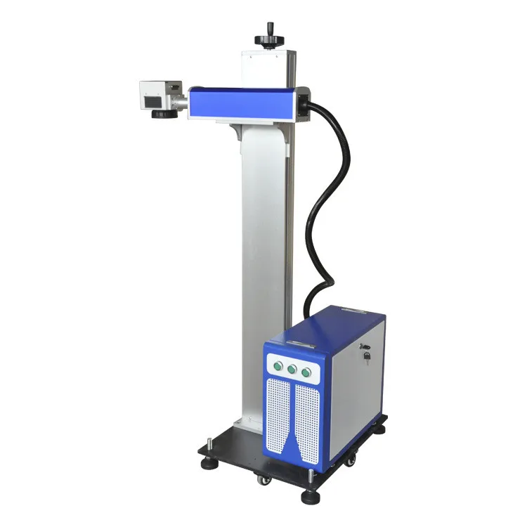 CO2 Online Flying  Laser Marker laser marking machine for Plastic / Cloth/ Jeans / Cable Other Non-metal Materials