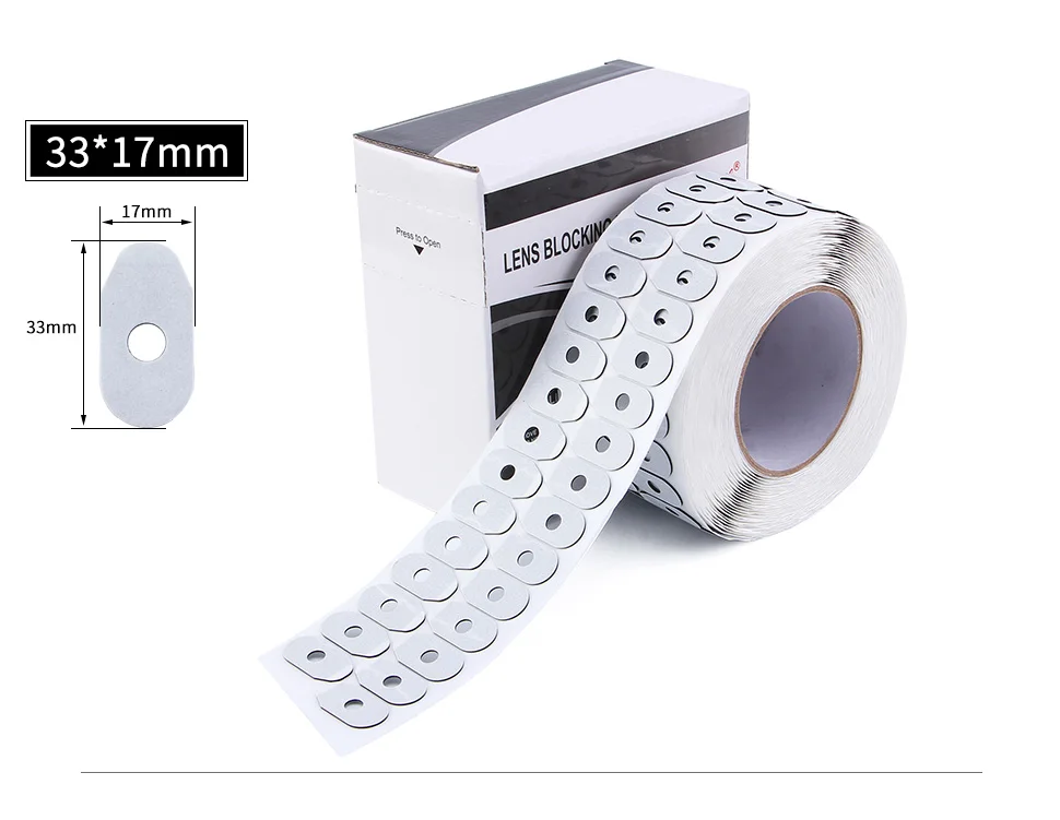 Linsenblockierpads 1000 Stück/Rolle Hochviskose Kantenpolier- und Blockierpads-Aufkleber von Dhoptical – Detail 16