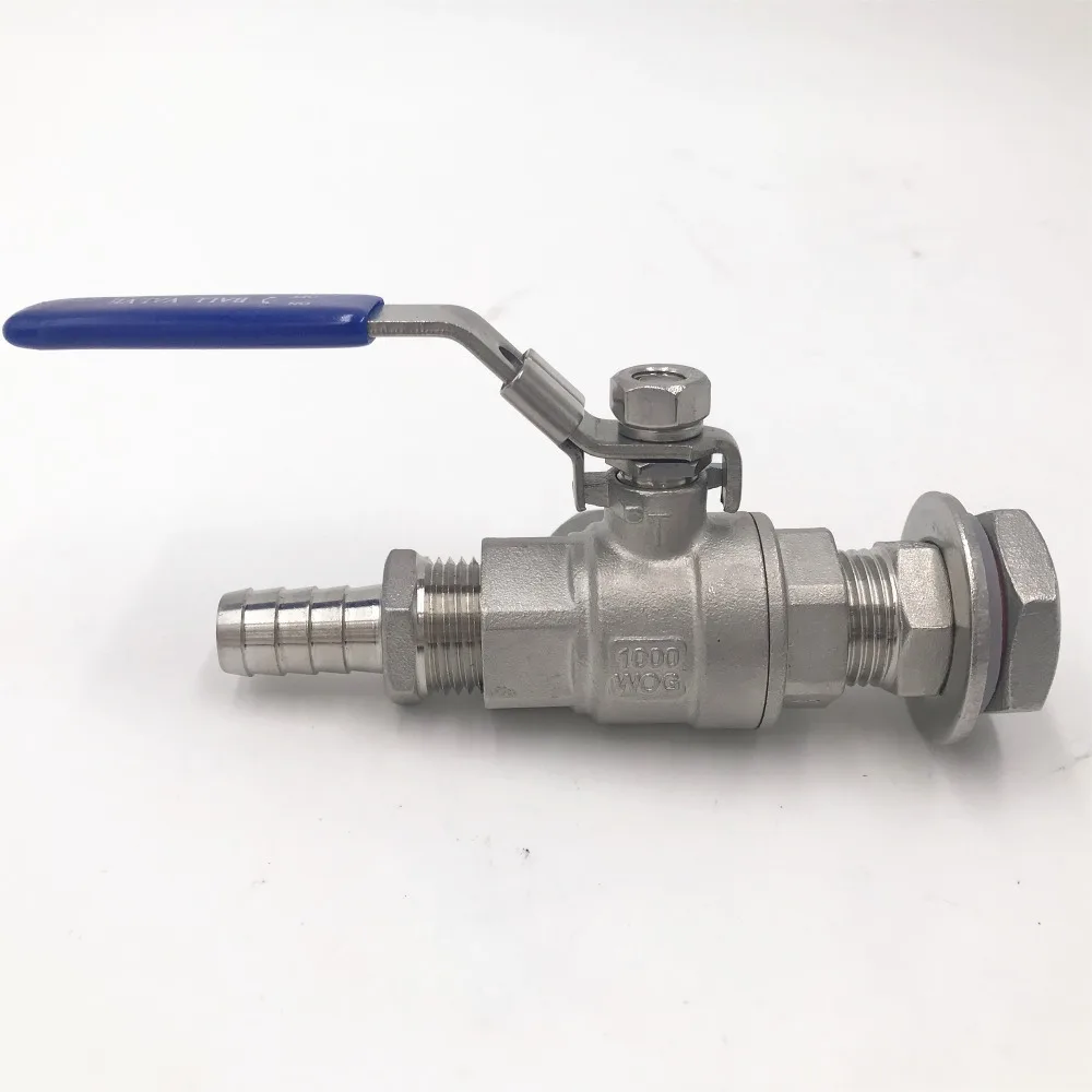 Stainless Steel homebrew Weldless Kettle Valve Kit, 1/2