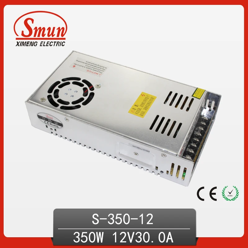 350W 12V 29A Single Output Switching Power Supply 220VAC Intput Smun AC/DC Power Supply