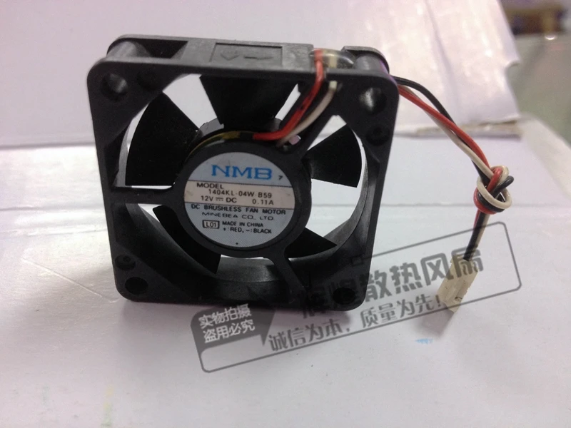 

NEW NMB-MAT Minebea 1404KL-04W-B59 3.5cm 3510 12V 0.11A 3PIN cooling fan