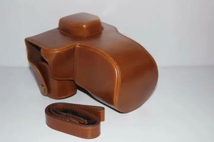 Capa de celular para panasonic, estojo rígido para câmera sony a7r a7, capa de meio corpo + alça com rastreamento