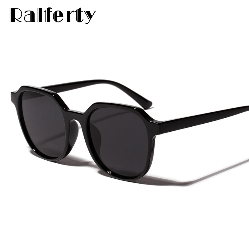 Ralferty-نظارات شمسية ريترو للنساء ، نظارات شمسية نسائية مصممة ، عتيقة ، UV400 ، بإطار بلاستيكي ، W813060 ، 2019