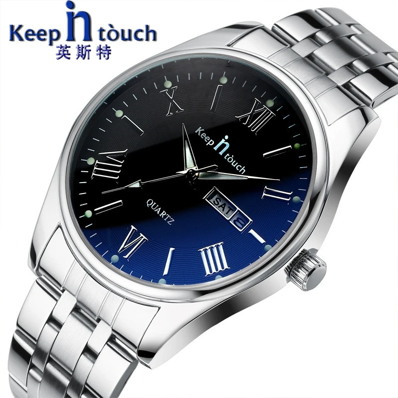 New Simple Brand Luxury Men's Ladies Watches Date Waterproof Luminous Ultra Thin Clock Couple Quartz Watches Women Watches