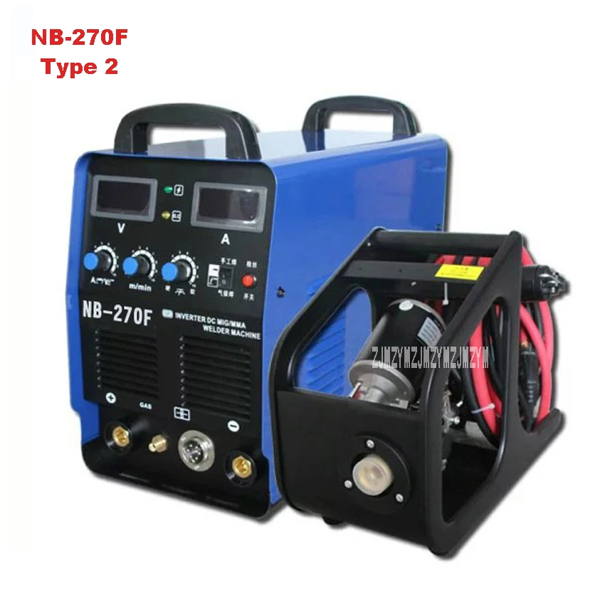 New Arrival NB-270F 220V380V Double Voltage Welding Machine Split Wire Feeder CO2 Welding Machine 0.8-6mm 50 / 60HZ Hot Selling