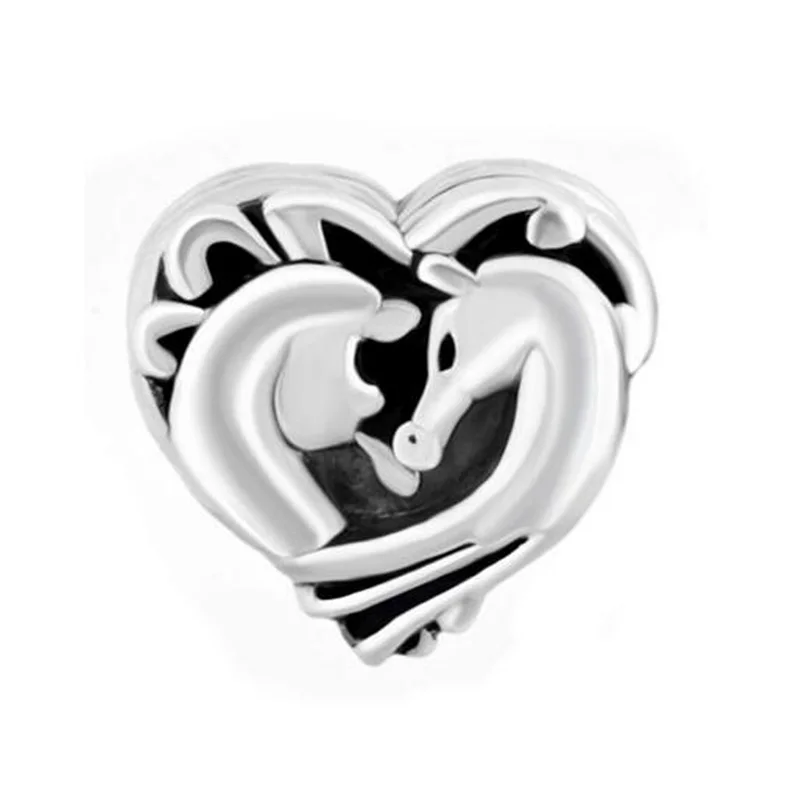 2025 New Slide Charm Golden Saddle Charm Beads Fit Luxury brand Bracelet