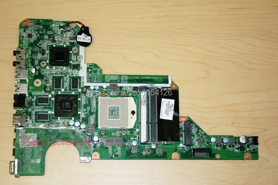 Laptopmoederbord voor HP G4 G6 680569 -001 DA0R33MB6F0 DDR3 Niet-geïntegreerd 100% getest OK