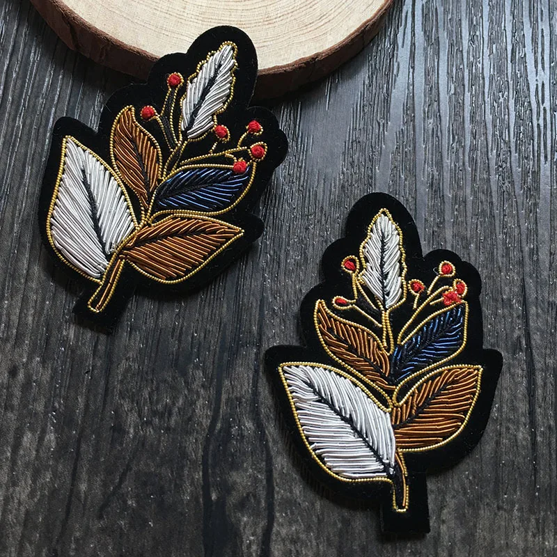 2019 new high quality Buiter saplings pin badge chapter Indian silk embroideries flower accessories brooch