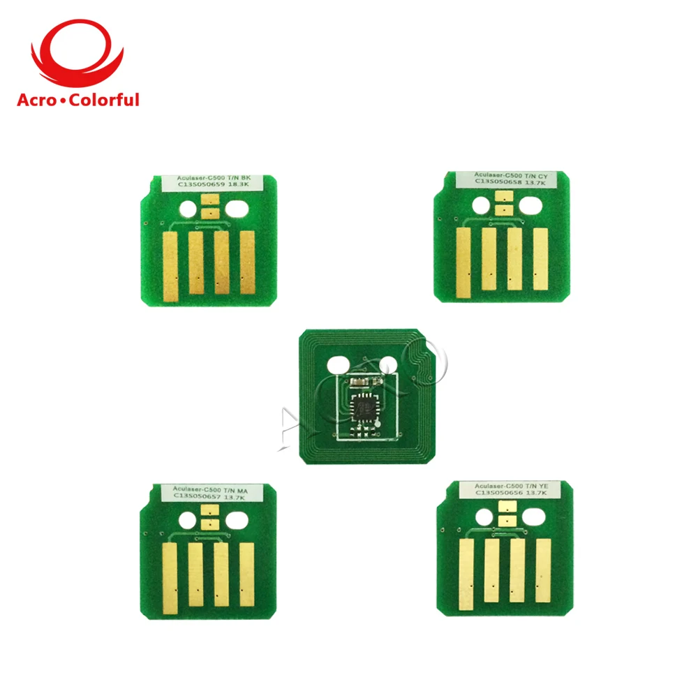 

LPC3T16K LPC3T16C LPC3T16M LPC3T16Y Совместимый тонер-чип LPC3K15 Барабанный чип для Epson LP-S9000 LP S9000 Чип картриджа принтера