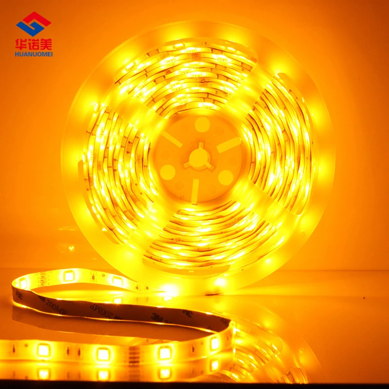 12V Waterproof Flexible LED Strip 5050 SMD 30LEDs/m 5M/Roll White PCB Tape LED Light Red Blue Green Yellow White RGB