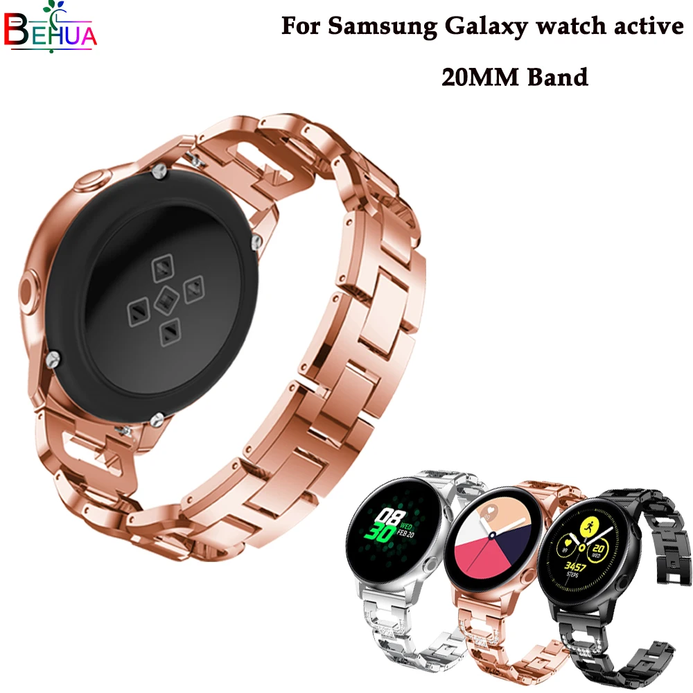 

Ms diamond fashion watch band For samsung Galaxy watch active smart watch Replacement wristband For Samsung Gear S2/Galaxy 42mm