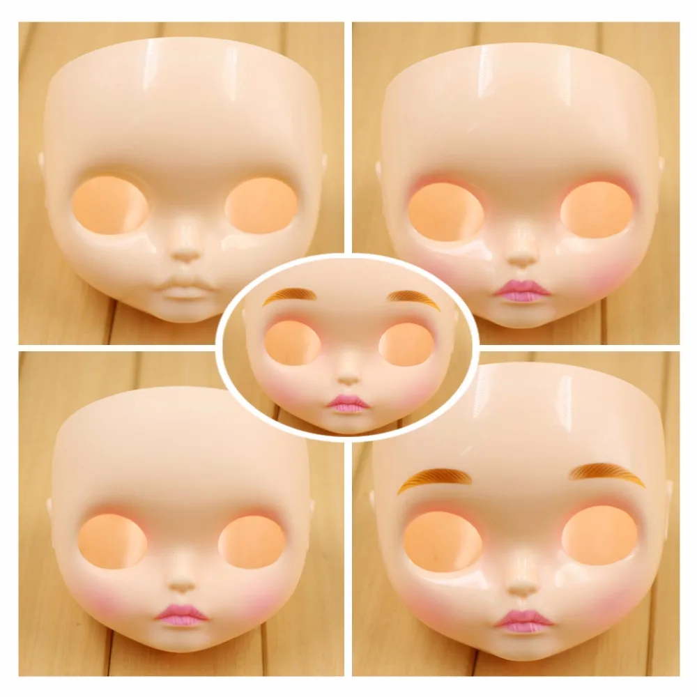 ICY DBS Blyth doll New Face plate including the back plate and screws many kinds of style matte face lips carve eyebrow