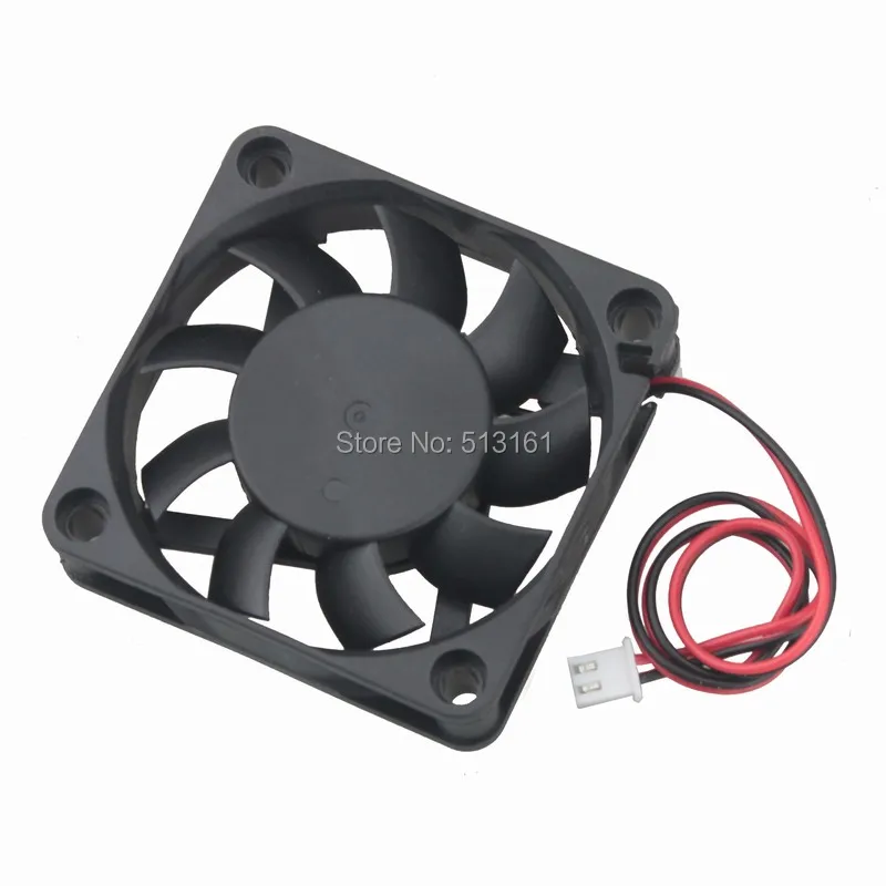 2 Cái/lốc Gdstime 12 V 2Pin 60 mét 6 cm 12 V DC Fan 60x60x15 mét trường hợp Cooler