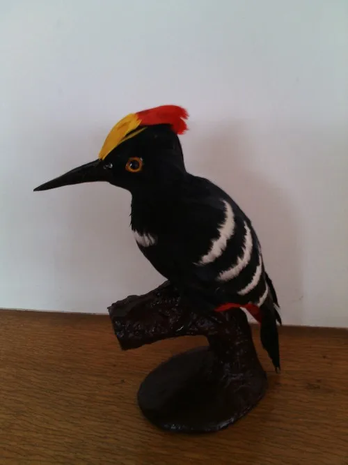 simulation woodpecker bird hard model ,polyethylene&furs feathers bird 20x10cm toy craft,prop,home decoration,Xmas gift 0648