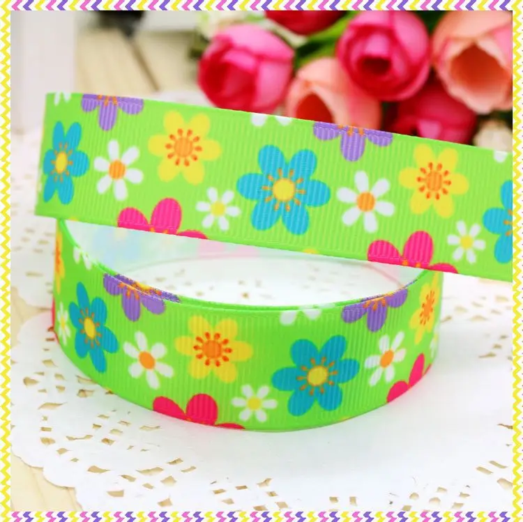 7/8'' Flowers Print…