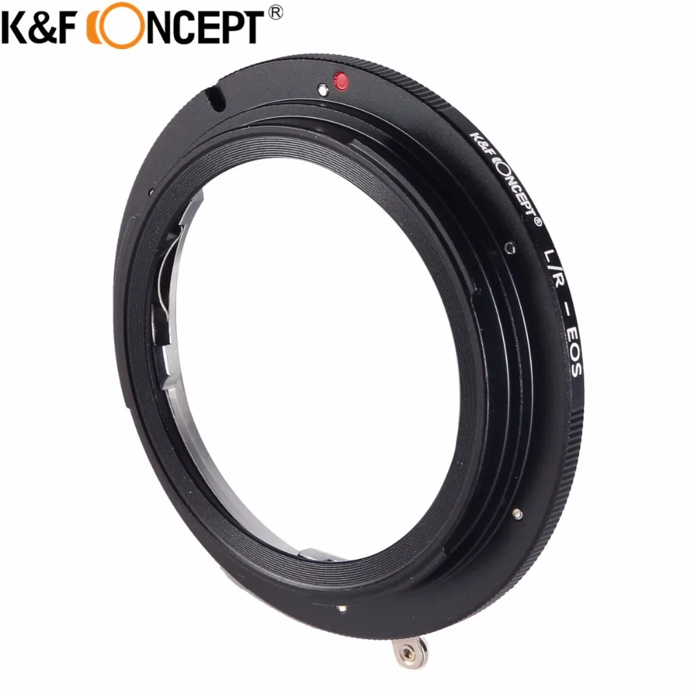 K&F CONCEPT L/R Lens to EOS EF mount Adapter Ring fit for Leica R LR Lens to for Canon EOS EF Mount Camera Body