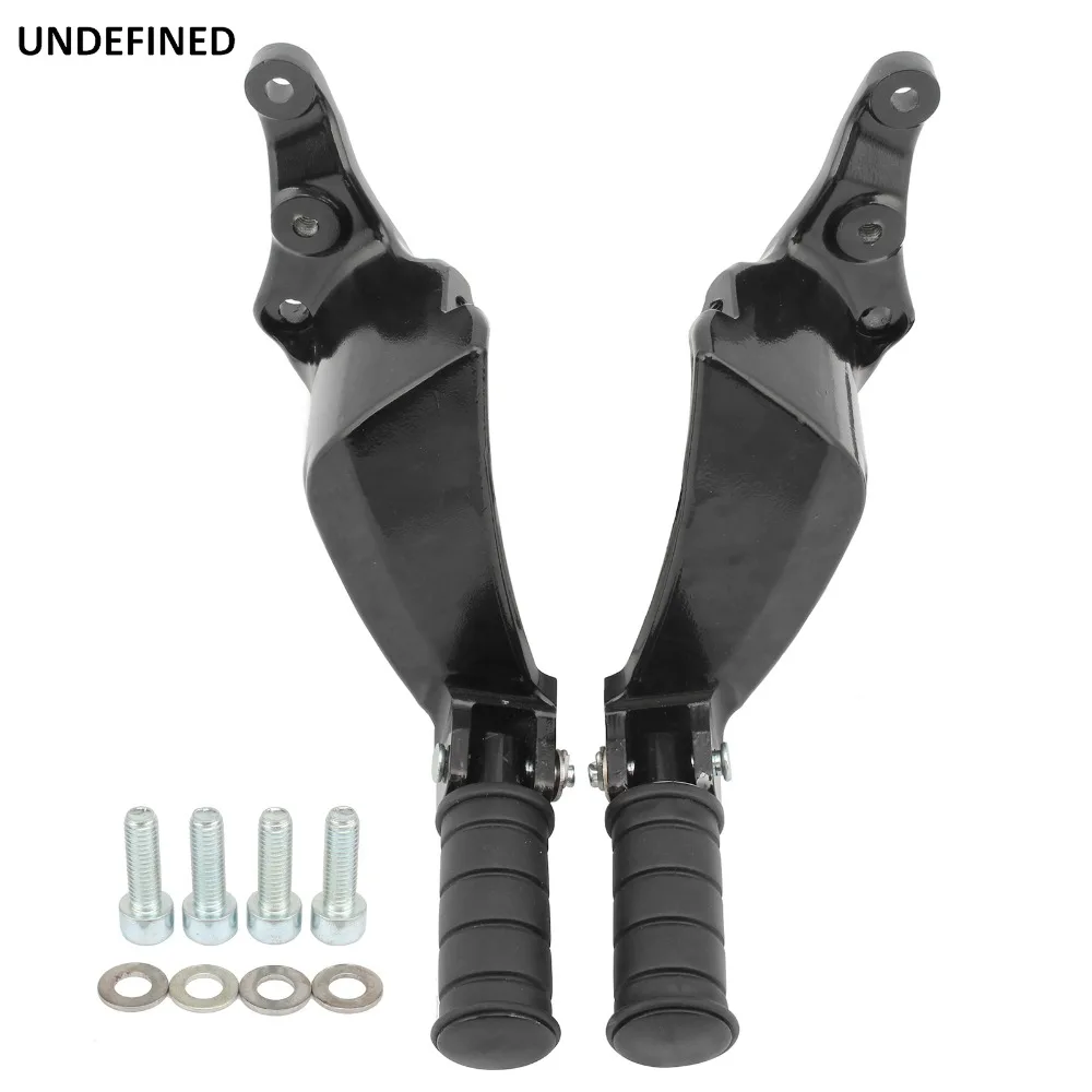 UNDEFINED Motorcycle Footpegs Black Passenger Foot Peg Bracket Footrest For Victory Vegas Gunner Kingpin Highball 2011-2017