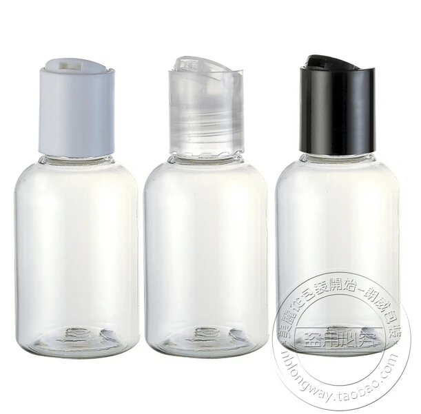 Capacity 50ml 40pcs/lot Chiaki cover short paragraph bottles, plastic bottle factory outlets