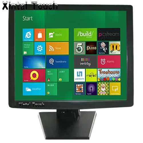 

Good quality popular 32" desktop touch screen monitors IR LCD multi touch monitor