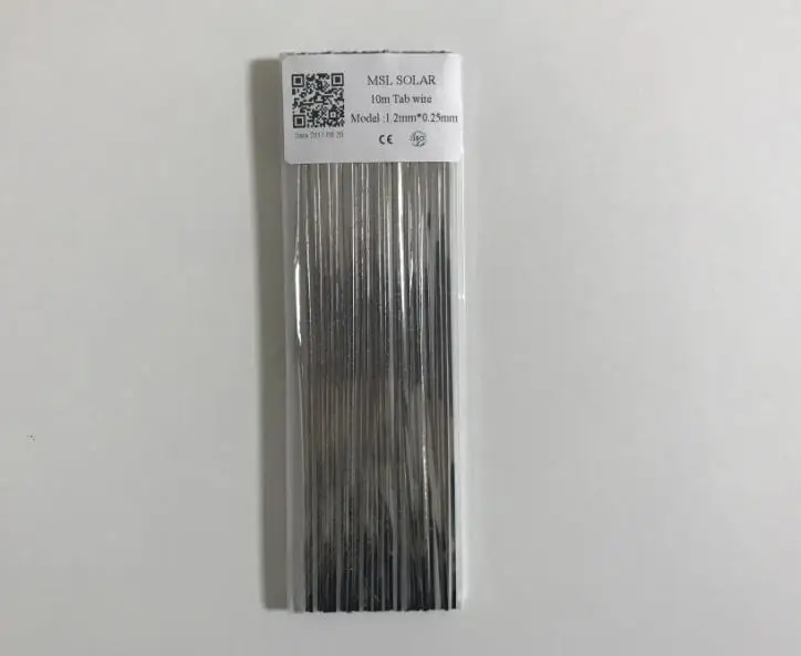 ALLMEJORES  Solar Cell Solder 1.2*0.25mm Tabbing wire solder Ribbion Tinned copper wire strip 10m/Lot Solar panel DIY