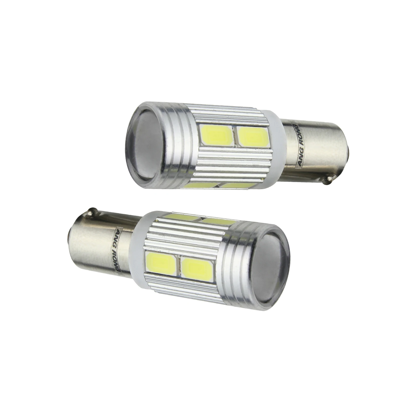 ANGRONG 2pcs H6W BAX9S Bulbs 10 LED 8W Parking Sidelight White For BMW 3 series F30 F31 F34