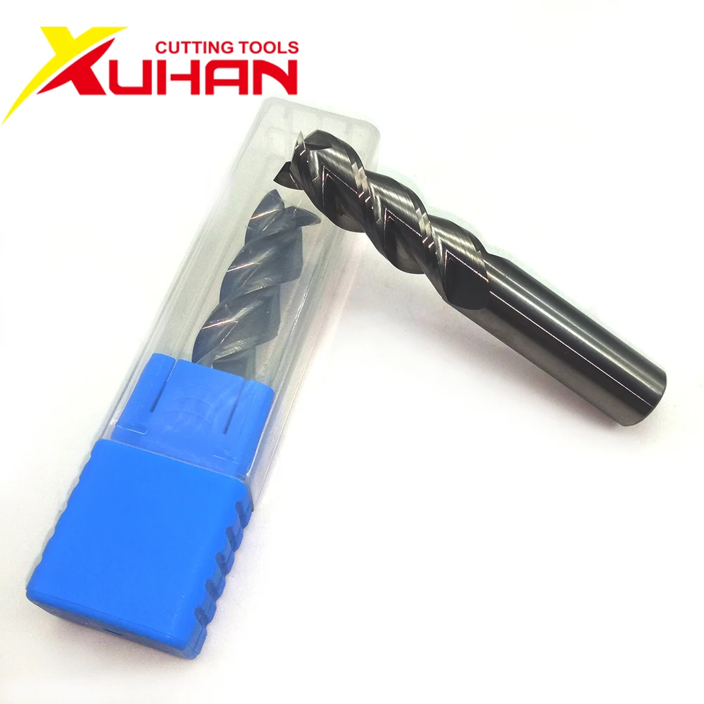 Cacbua Cấp Cối Xay 3 Sáo Φ10.0 * 10D * 75L Nhôm Phay Gỗ Cắt Thép Vonfram Endmills Công Cụ Cnc maching