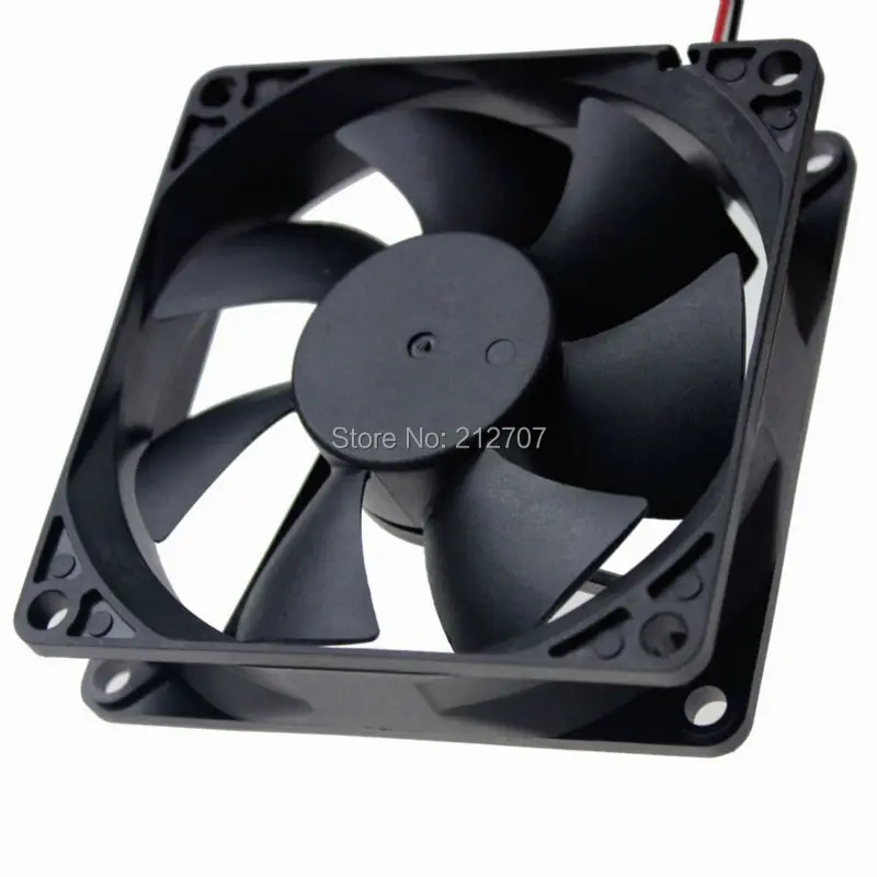 2PCS Gdstime Brushless DC Cooling Fan 12V 80mm 80x80x20mm 8020 2 PIN Sleeve-bearing