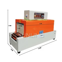 Automatic Retractable PVC Shrink Film Heat Shrinkable Sleeve Plastic Packaging Machine Tableware Cosmetic Laminator BS260