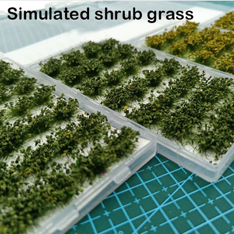 

26 pcs/lot Bush needle grass Tuft Simulation scene model Landscape sand table materials DIY building Models scenario platform