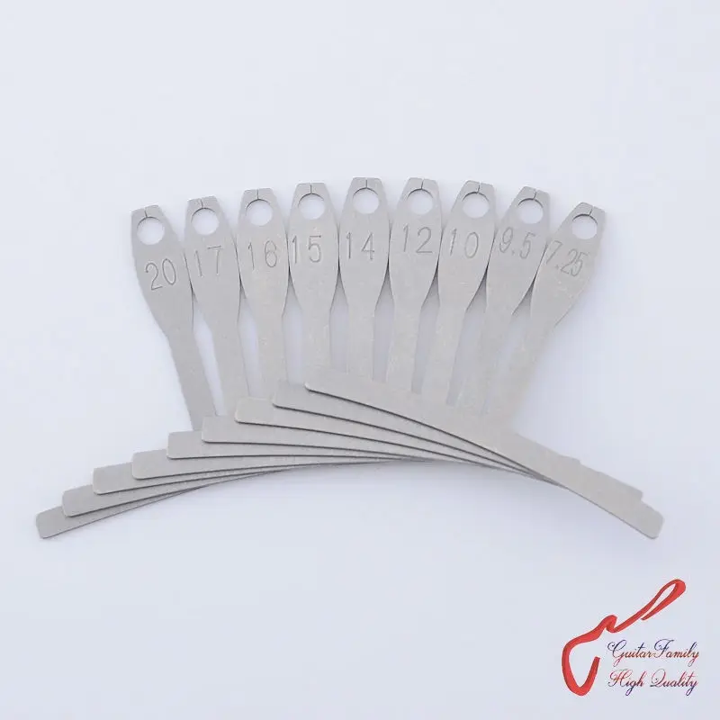 GuitarFamily  Steel Fingerboard  Strings  Radius Gauge-Luthier  Tool  For  Guitar  and  Bass