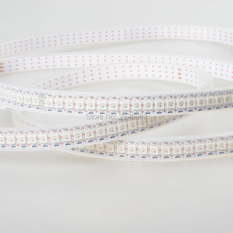 1M 144Pixels/M SK6812 Waterproof LED Strip Flexible Tape RGB Pixel Light 5V WS2812B Individual TV Lamp White PCB IP67 Backlight