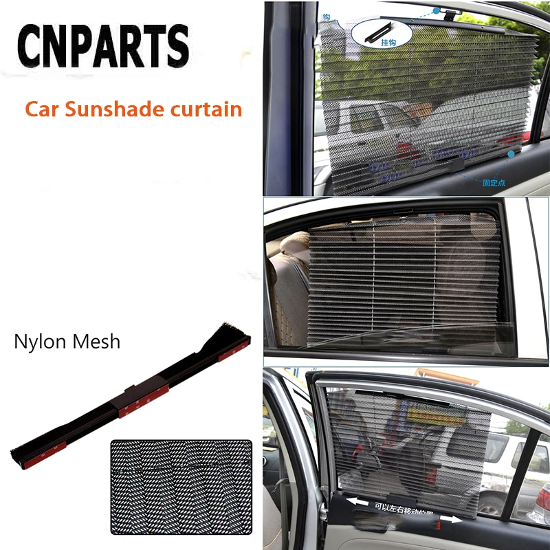 CNPARTS Car Window Folding Sun Shade Visor Curtain Covers For VW Passat B5 B6 Polo Golf 4 5 Chevrolet Cruze Lada Granta RAM