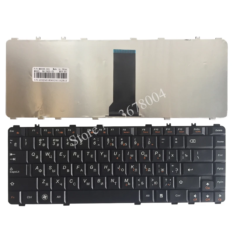 Russian Keyboard for Lenovo 25008264 MP-08F73SU-6861 V101020BS1 V-101020AS1-RU V-10120AS1-RU V-101020BS1-RU RU Black