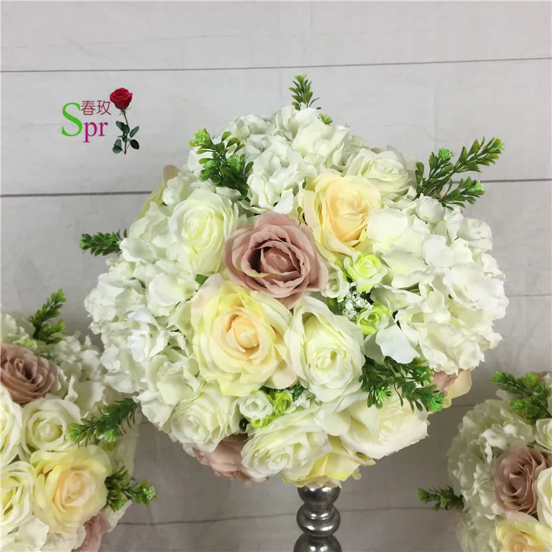 SPR NEW!!Free shipping 10pcs/lot wedding road lead lavender artificial flower ball wedding table flower table centerpiece