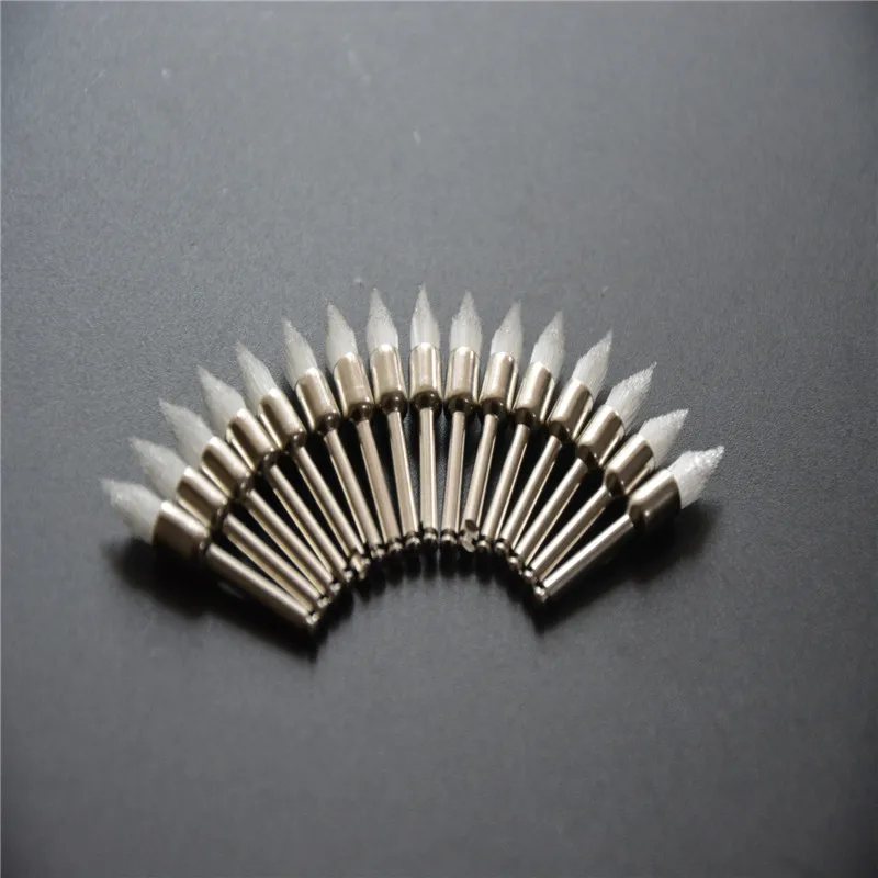 200pcs 5# Bristles Polishing Brush With Handle polishing Cup Dentist Lab Materials