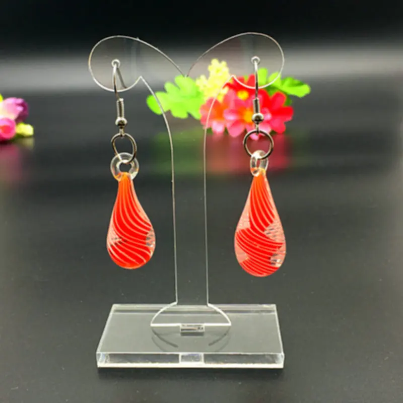 New Sale Acrylic Jewelry Display  20pcs 85mm Shoot Acylic Earring Display Stand Holder,fashion Jewelry Z-039