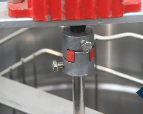 Macchina per l'estrazione dell'estrattore di miele con agitatore manuale a due scatole in acciaio inossidabile 304