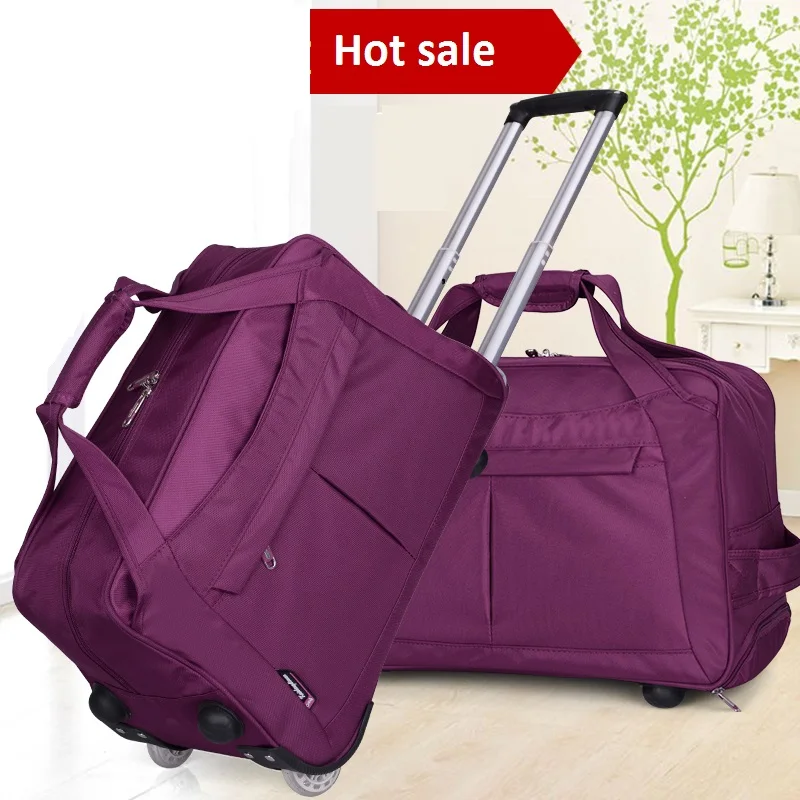 

New Travel Carry on Luggage Bags Tourism Men Travel Bags for Women Trolley Duffel Bag With Wheels Rolling Luggage Wheeled Bolso