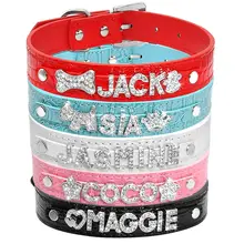 Personalized Cat Collar with Rhinestones #5